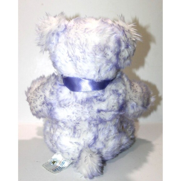Build A Bear Nikki's Purple Ribbon Cancer Awareness Stuffed Animal Plush Bear - Picture 6 of 9